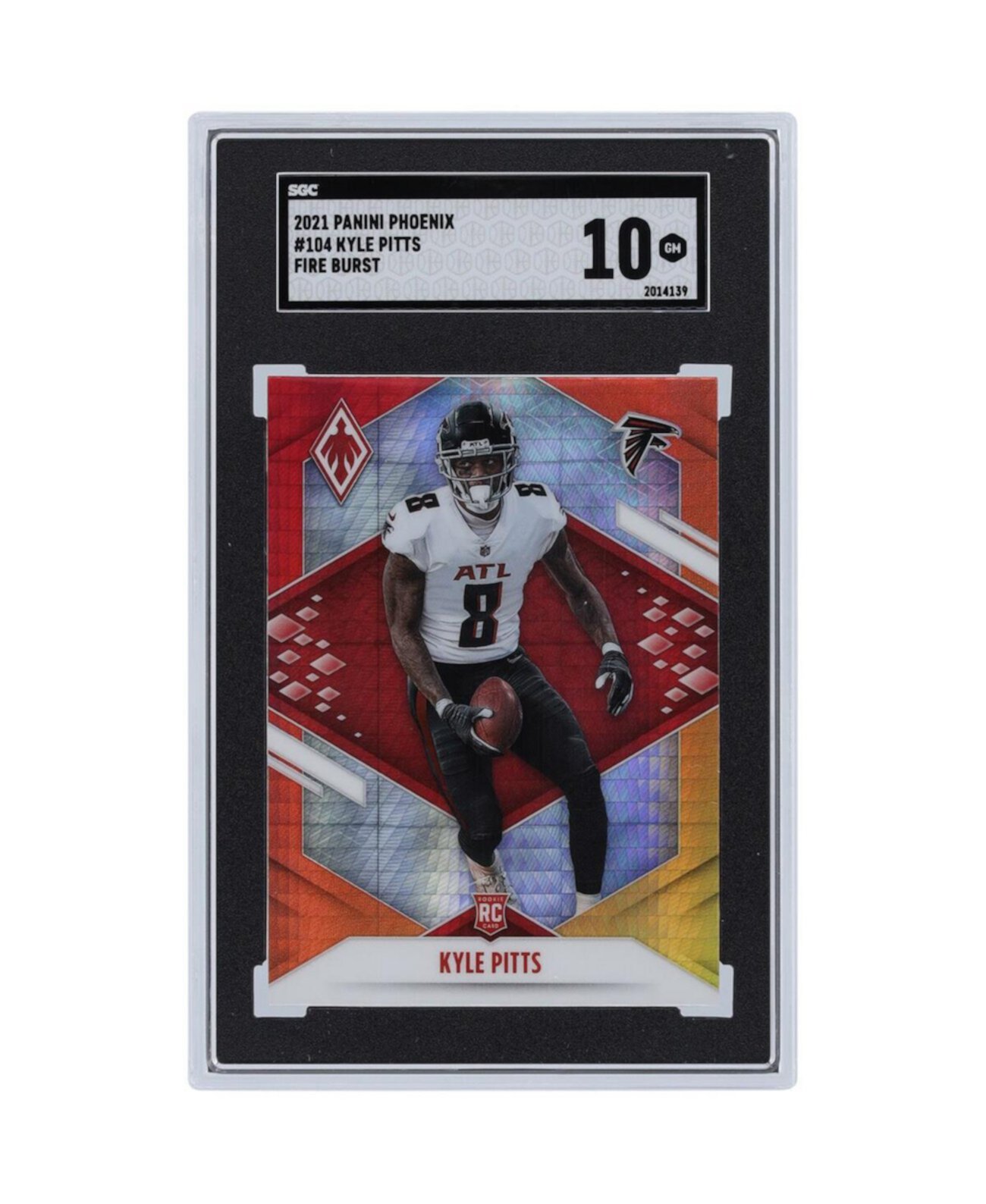 Kyle Pitts Atlanta Falcons Phoenix Fire Burst Sgc