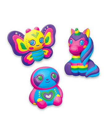 Cra-Z-Squeezies Color Your Own Squeezie Fun Shimmer 'n Sparkle
