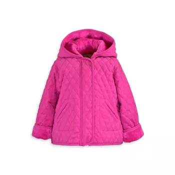 Детские девочки и усилители; Куртка с капюшоном для маленькой девочки WIDGEON
