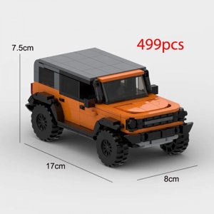 MOC SUV Speed Champion City Car Racer Classic off-road Building Blocks Brick Racing Super Technique Creative Garage DIY Set BeeEtMoc