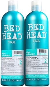 TIGI Bed Head Urban Anti-dote PFZoVz Recovery Shampoo & Conditioner Duo Damage Level 2, 25.36 Oz, 2 Units Tigi