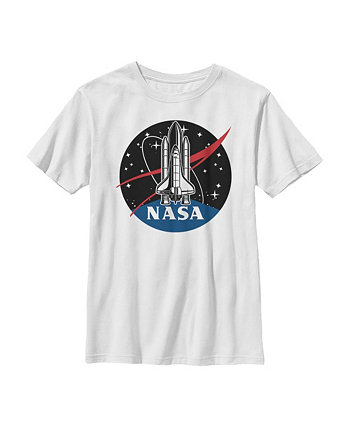 Boy's Rocket Logo  Child T-Shirt NASA