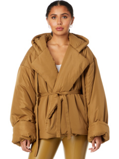 Куртка-спальный мешок с капюшоном и завязками Norma Kamali
