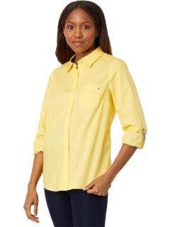 Женская Хлопковая Рубашка на Пуговицах Tommy Hilfiger Tommy Hilfiger