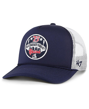 Мужская темно-синяя кепка Chicago White Sox из пенопласта с логотипом Trucker Snapback '47 Brand