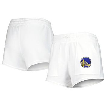 Женские шорты из мягкого французского флиса с логотипом Golden State Warriors Sunray Unbranded