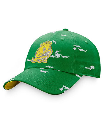 Женская регулируемая кепка Green Oregon Ducks OHT в военном стиле Appreciation Betty Top of the World