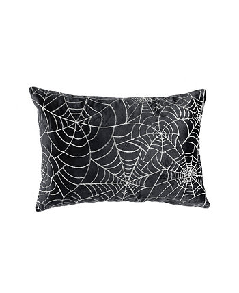 Декоративная подушка с паутиной по всему периметру, 13 x 18 дюймов Lush Décor