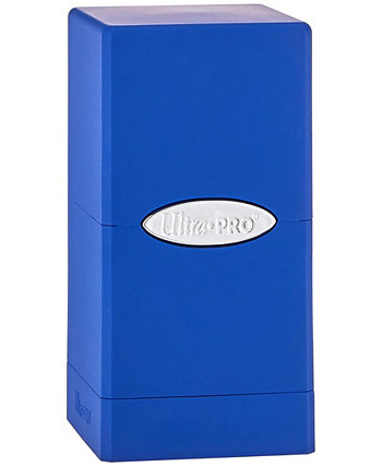 Классическая синяя атласная коробка для колоды Tower Ultra Pro