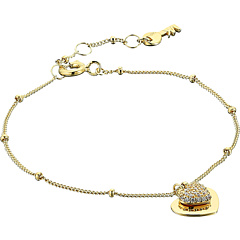 Браслет в форме сердца из стерлингового серебра с покрытием из драгоценных металлов Michael Kors