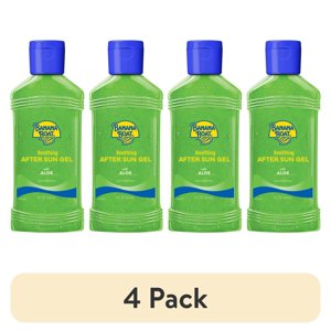 (4 pack) Banana Boat Soothing After Sun Gel with Aloe, 8oz BANANA BOAT