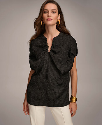 Женская блузка с разрезом на шее Donna Karan New York