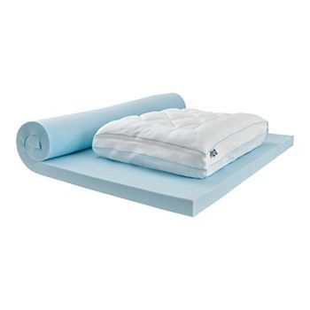 Sealy Dreamlife™ 3-in. Gel Memory Foam Mattress Topper & 1-in. Quilted Cooling Cover Sealy