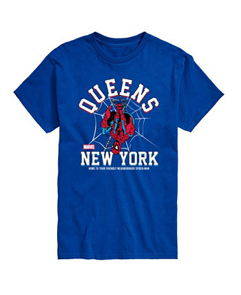 Men's Spider-Man Queens New York Short Sleeve T-shirt Airwaves