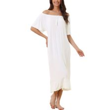 Женская летняя пижама, одежда для сна с короткими рукавами, миди, домашняя одежда, ночная рубашка Cheibear