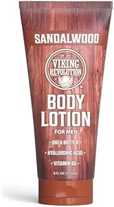 Viking Revolution Cedar and Pine Body Lotion for Men – Mens Lotion for Dry Skin with Shea Butter, Hyaluronic Acid and Vitamin B5, Nourishing Mens Body Lotion for Hydrated and Smooth Skin (8oz, 1 Pack) Viking Revolution