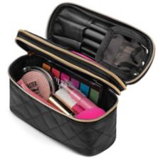 Ms. Jetsetter Travel Makeup Case With Travel-sized Makeup Brushes Travel Accessories Ms. Jetsetter
