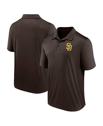 Мужская коричневая рубашка-поло с логотипом San Diego Padres Fanatics