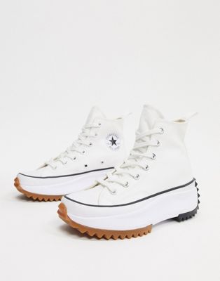 Белые кроссовки на платформе Converse Run Star Hike Hi Converse