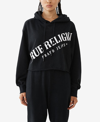 Женская укороченная худи с пуловером и логотипом True Religion