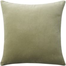 Mina Victory Sofia Solid Velvet Reversible Indoor Throw Pillow RugMarketPlace