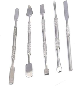 PRECISE CANADA 5 Pc Stainless Steel Spatula/Chisel Wax & Clay Sculpting Tool Set Dognnak