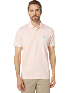 Трикотажная рубашка с короткими рукавами и цветочным принтом по всей поверхности U.S. POLO ASSN.