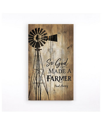 Итак, Бог создал фермера настенное искусство P Graham Dunn