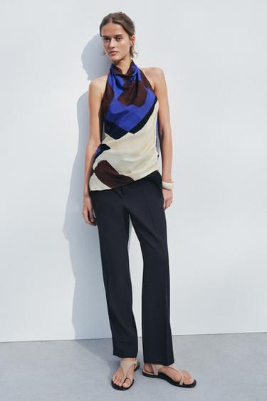 ZW COLLECTION 100% WOOL PANTS Zara