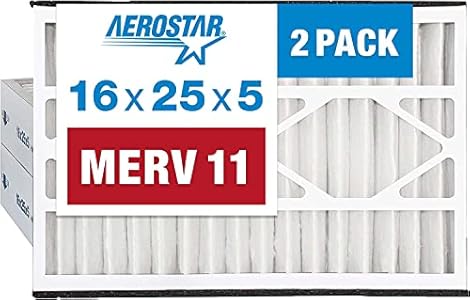 Фильтры для обогревателей 16x25x5 MERV 11, 2 шт., замена для Trion Air Bear 229990-105 Aerostar