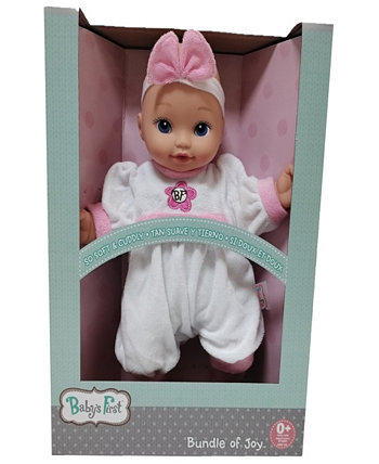 13-дюймовая кавказская кукла Joy Bundle of Joy Baby's First by Nemcor