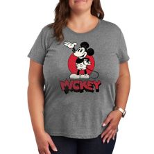 Disney's Mickey Mouse Plus Mickey Heritage Graphic Tee Disney