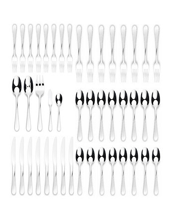 Noa Mirror Service for 8 45 Piece Flatware Set Ornative