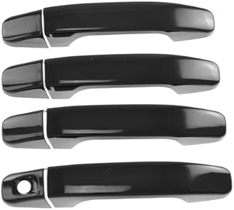 Snap On Chrome Car Door Handle Cover Trim Accessories Compatible with GMC Canyon 2015-2022 No Smart Key, DH243 Trim Illusion