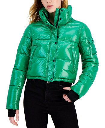 Женская Куртка-пуховик S13 с блестящей отделкой S13