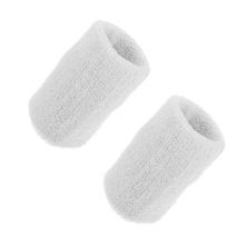 1 Pair Wrist Band Sweat Absorbing Cotton Terry Cloth Unique Bargains