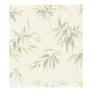 Brewster Home Fashions Minori Leaves Wallpaper BREWSTER