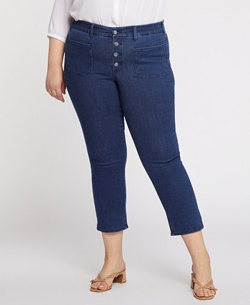 Прямые джинсы до щиколотки Marilyn с завышенной талией размера плюс NYDJ