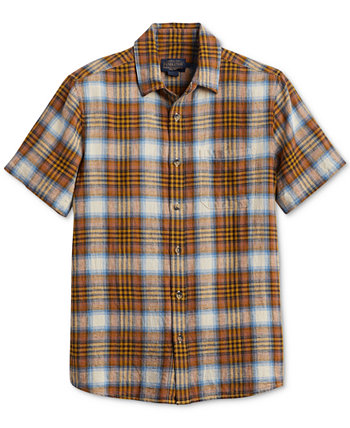 Men's Dawson Plaid Short Sleeve Button-Front Shirt Pendleton