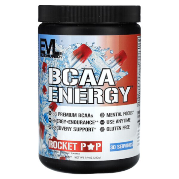 BCAA Energy, Rocket Pop, 9,9 унций (282 г) EVLution Nutrition
