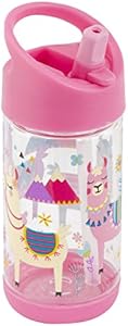 Stephen Joseph, Kids Flip Top Water Bottle, 10 oz Tritan BPA Free, Water Bottle for Girls & Boys, Back to School Flip Top Bottle, Blue Dino Stephen Joseph