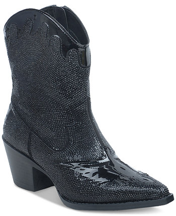 Lourdez Embellished Western Booties, Created for Macy's Wild Pair