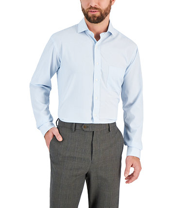 Мужская рубашка классического кроя в тонкую полоску Traveler, созданная для Macy's Club Room