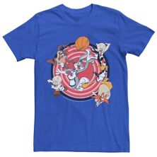 Мужская футболка Looney Tunes Space Jam Group Shot Leap Licensed Character