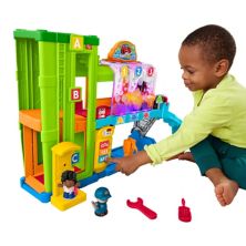 Набор обучающих игрушек Fisher-Price Little People с фигурками и игрушечной машинкой для обучения гаражу Fisher-Price