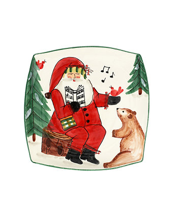 Old St. Nick 2023 Limited Edition Square Platter VIETRI