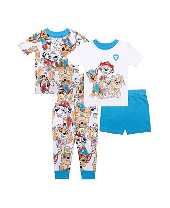 Топ и пижама для маленьких мальчиков, комплект из 4 предметов Paw Patrol