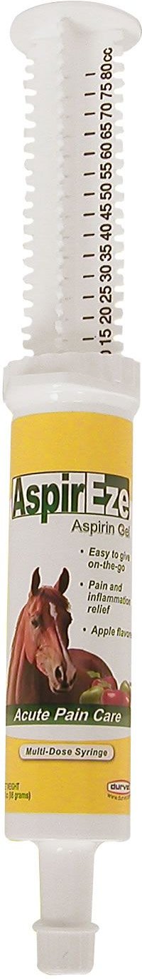 Durvet AspirEze Horse Pain Relief Wound Care Gel, 80-cc syringe Durvet