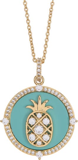 Ожерелье с подвеской в виде ананаса CZ NADRI