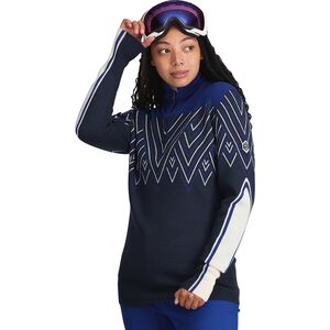Вязаный свитер Voss Ski с полумолнией до половины KARI TRAA